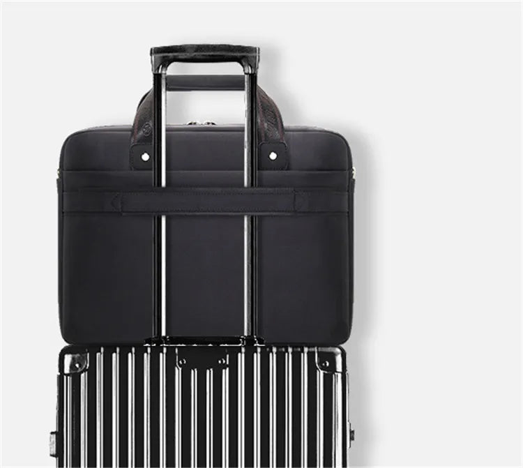 Large Capacity Waterproof Oxford Briefcase Men's Computer Bag