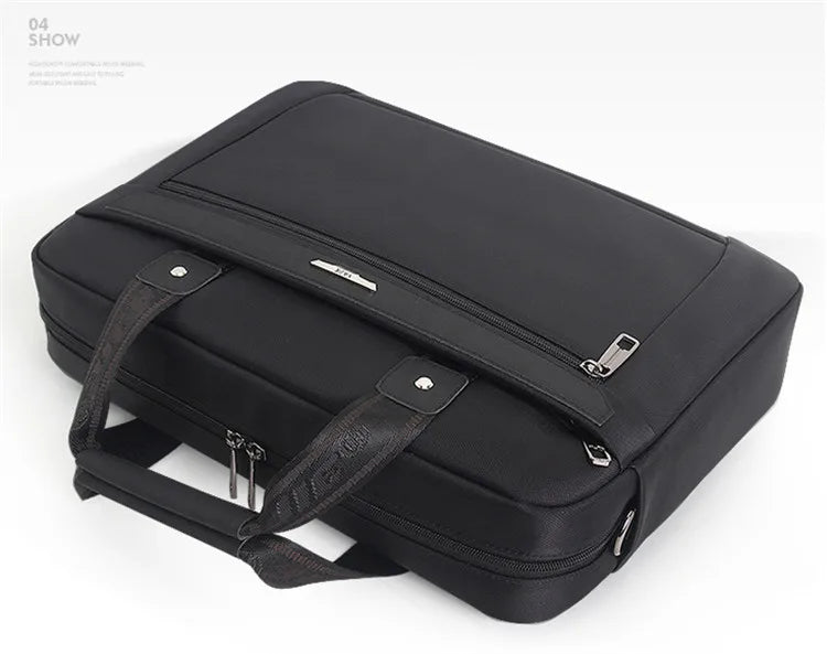Large Capacity Waterproof Oxford Briefcase Men's Computer Bag