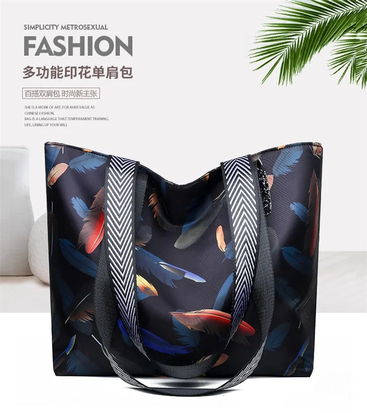 Waterproof Oxford Duffle Bag Large Capacity Women Travel Bags Shoulder Bag