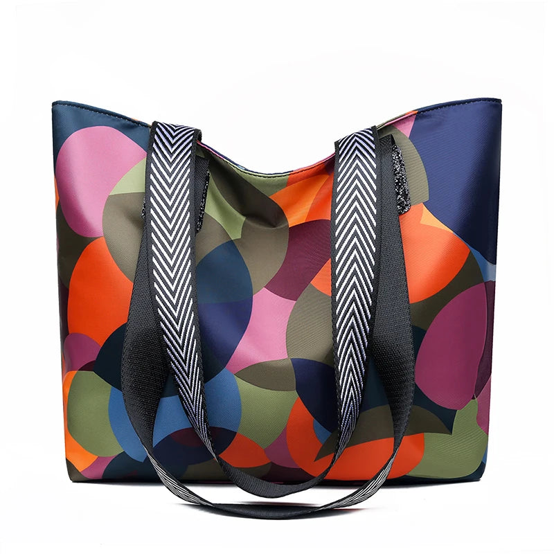Waterproof Oxford Duffle Bag Large Capacity Women Travel Bags Shoulder Bag