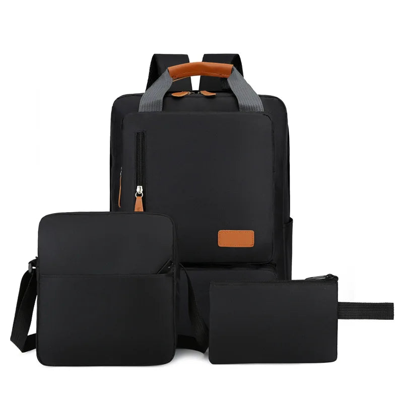 Waterproof Oxford School Backpack Bookbags Set for Teen Girls Boys
