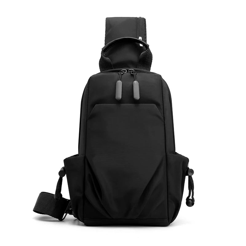Waterproof Oxford Shoulder Bag Outdoor Unisex Travel Small Chest Crossbody Bag