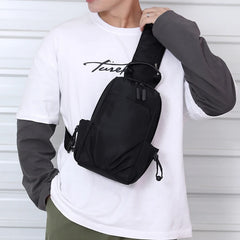 Waterproof Oxford Shoulder Bag Outdoor Unisex Travel Small Chest Crossbody Bag