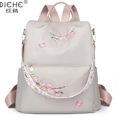 Waterproof Oxford Women Backpack Anti-theft Girls School Bag