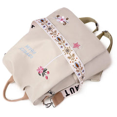 Waterproof Oxford Women Backpack Anti-theft School Bag High Capacity