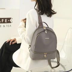 Waterproof Oxford Women Backpack big capacity Rivet Schoolbags for Teenage Girls