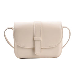 Waterproof PU Leather Women Bag Magnetic Button Shoulder Bag Solid Handbag Mini