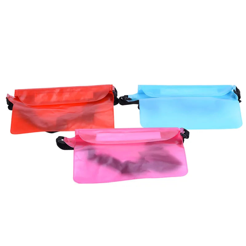 Waterproof PVC Jelly Fanny Pack Bags Casual Travel Waist Bag Small Unisex