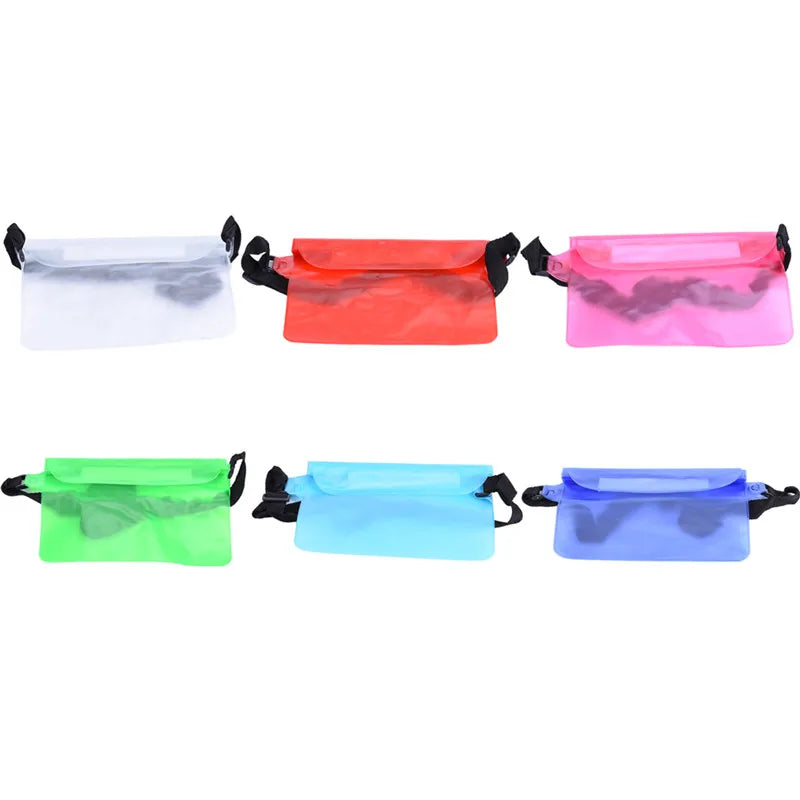 Waterproof PVC Jelly Fanny Pack Bags Casual Travel Waist Bag Small Unisex