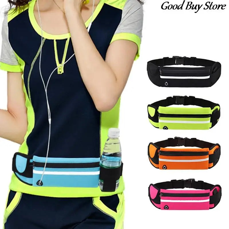 Waterproof Running Waist Bag Holder Belt Bags Fitness Gym Pouch Men Women