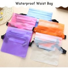 Waterproof Diving Swimming Waist Bag PVC Sports Pack Storage Phone Bag