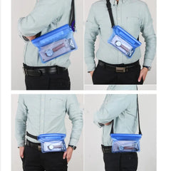 Waterproof Diving Swimming Waist Bag PVC Sports Pack Storage Phone Bag