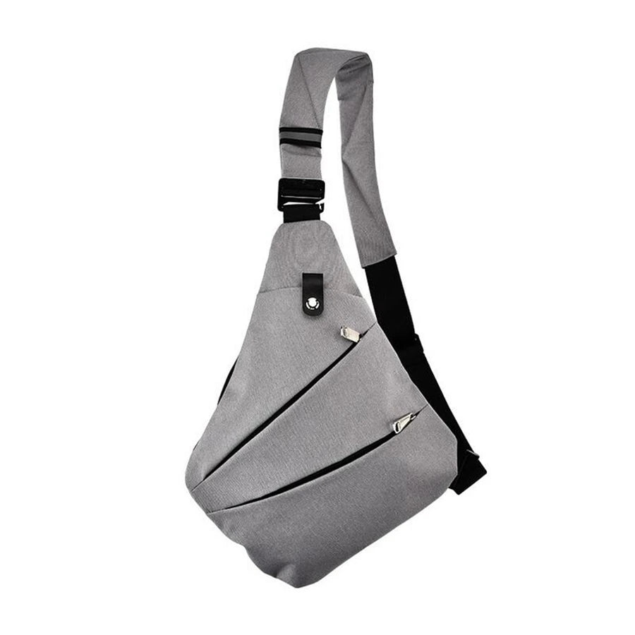 Men's Waterproof Business Chest Bag Nylon Messenger