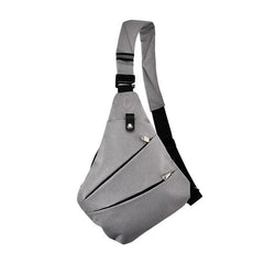 Men's Waterproof Business Chest Bag Nylon Messenger