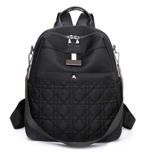 Waterproof Oxford Cloth Women Backpack Light Travel School Shoulder Bag