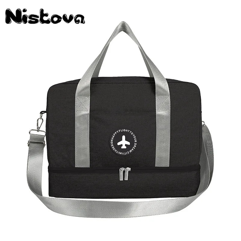 Waterproof Sports Bag Yoga Mat Bag Coech Bag Women Sport Bag Dry and Wet Separat