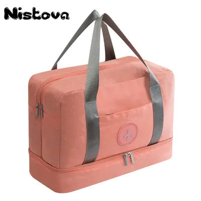Waterproof Sports Bag Yoga Mat Bag Coech Bag Women Sport Bag Dry and Wet Separat