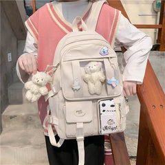 Waterproof Teenage Girls College Student Schoolbag Women Travel Backpacks Female