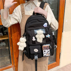 Waterproof Teenage Girls College Student Schoolbag Women Travel Backpacks Female