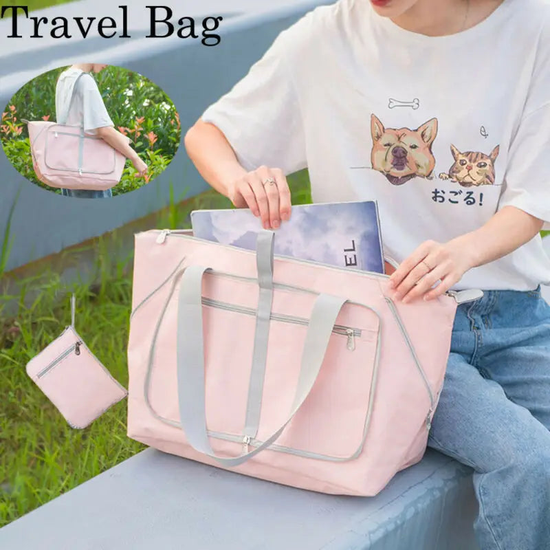 Waterproof Travel Bag Large Capacity Unisex Foldable Duffle Bag