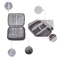 Waterproof Travel Elec. Organizer Bag Double Layer Large Capacity