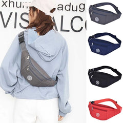 Waterproof Waist Pack Women Belt Bag Travel Men Fanny Pack Hip Bum Canvas