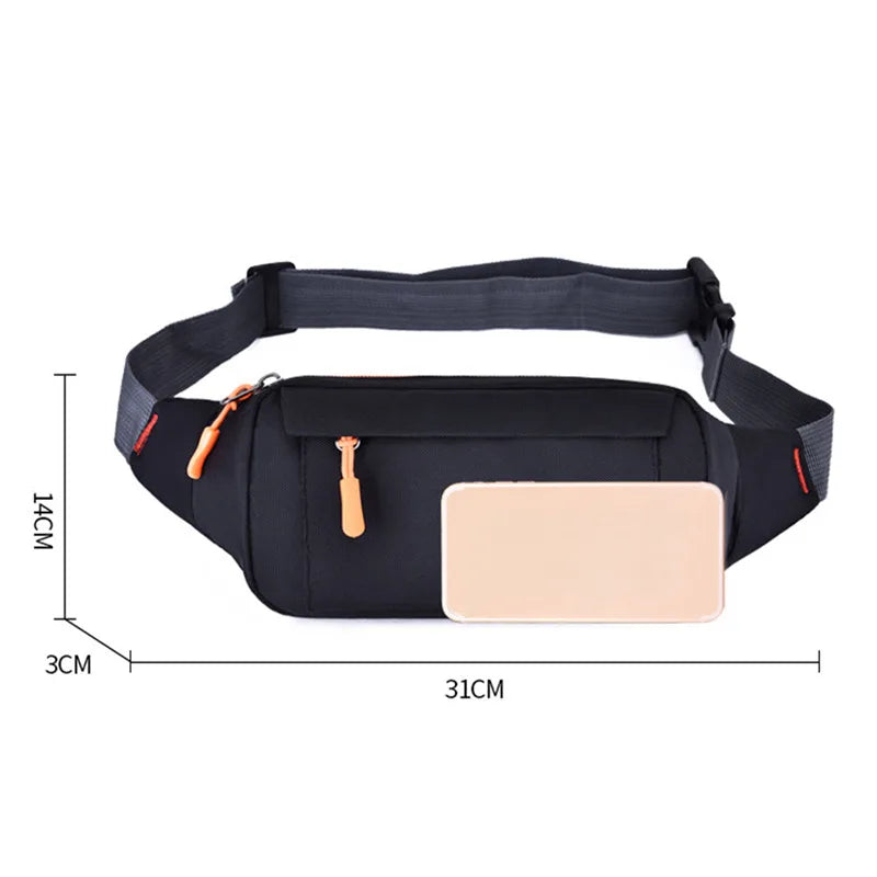 Waterproof Running Waist Pack Phone Holder Belt Bag