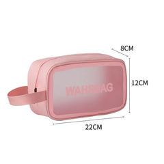 Waterproof Transparent Cosmetic Case Large Capacity Portable Travel Bag