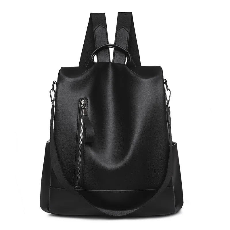 Waterproof Pu Leather Women's Business Backpack
