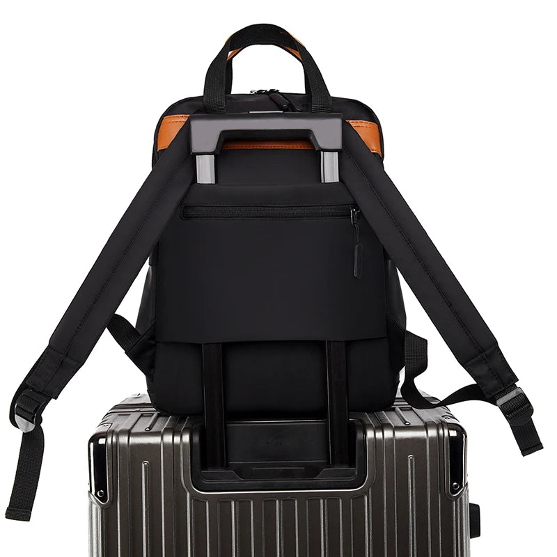 Waterproof Women Business Backpack Oxford Student School Laptop Bag