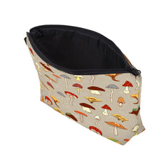 Waterproof Women's Makeup Bag Mushroom Cosmetics Organizer Bag