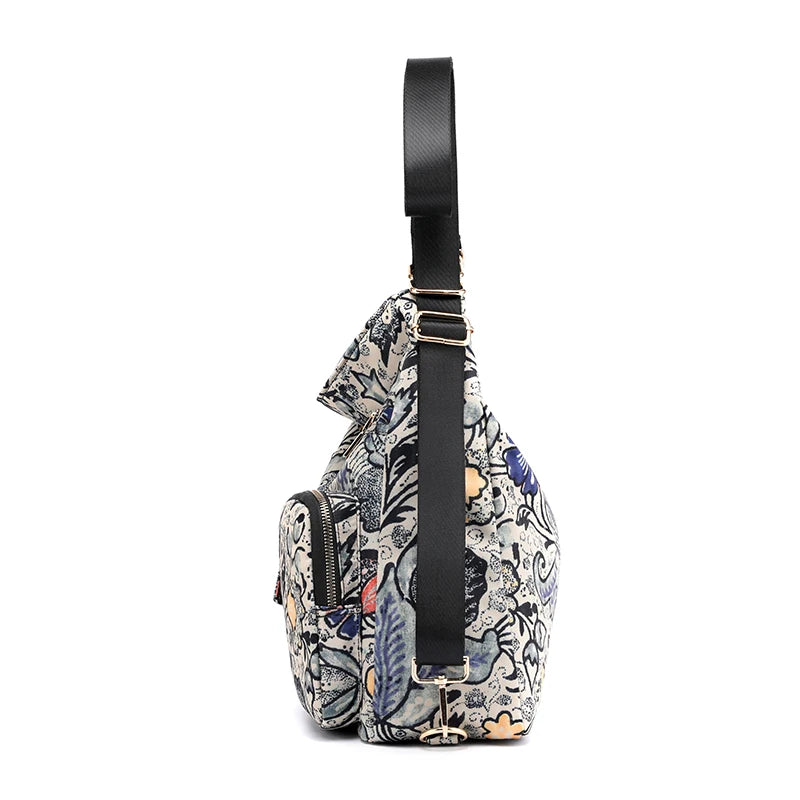 Waterproof Women's Multifunction Shoulder bags Printing Messenger Bag