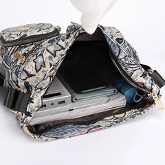 Waterproof Women's Multifunction Shoulder bags Printing Messenger Bag