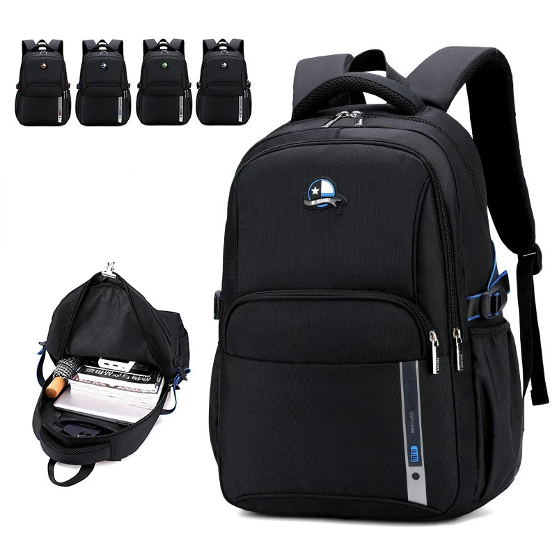 Waterproof Kids School Bag Boys Backpack Primary Book Bag Large Orthopedic
