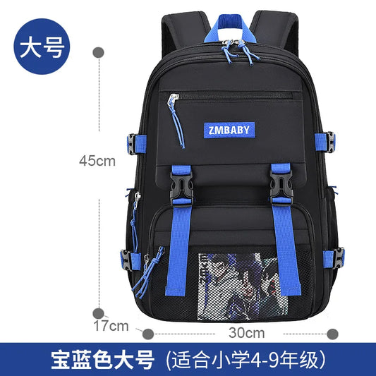 Waterproof Boys Schoolbag Teenager Laptop Backpack Large School Backpack