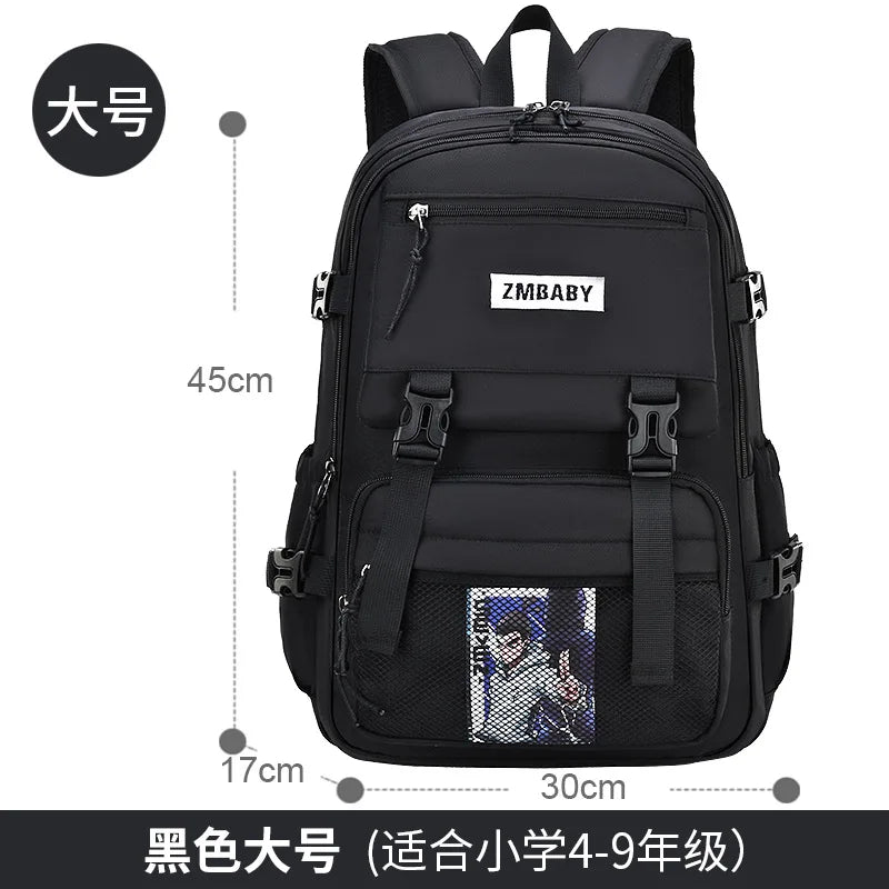 Waterproof Boys Schoolbag Teenager Laptop Backpack Large School Backpack