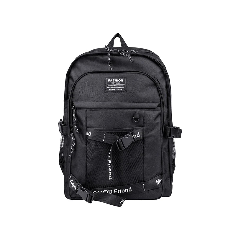 Waterproof Nylon Women Backpack Large Capacity Schoolbag for Teenage Girls
