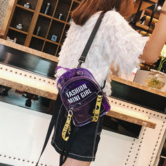 Waterproof Transparent PVC Mini Jelly Backpack Female