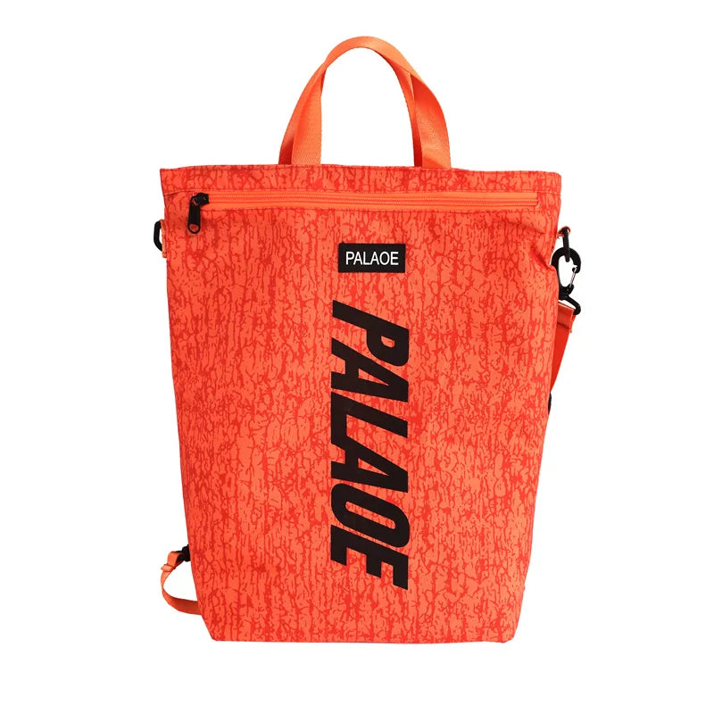 Watertight Couples Backpack Long School Bag Orange Kna