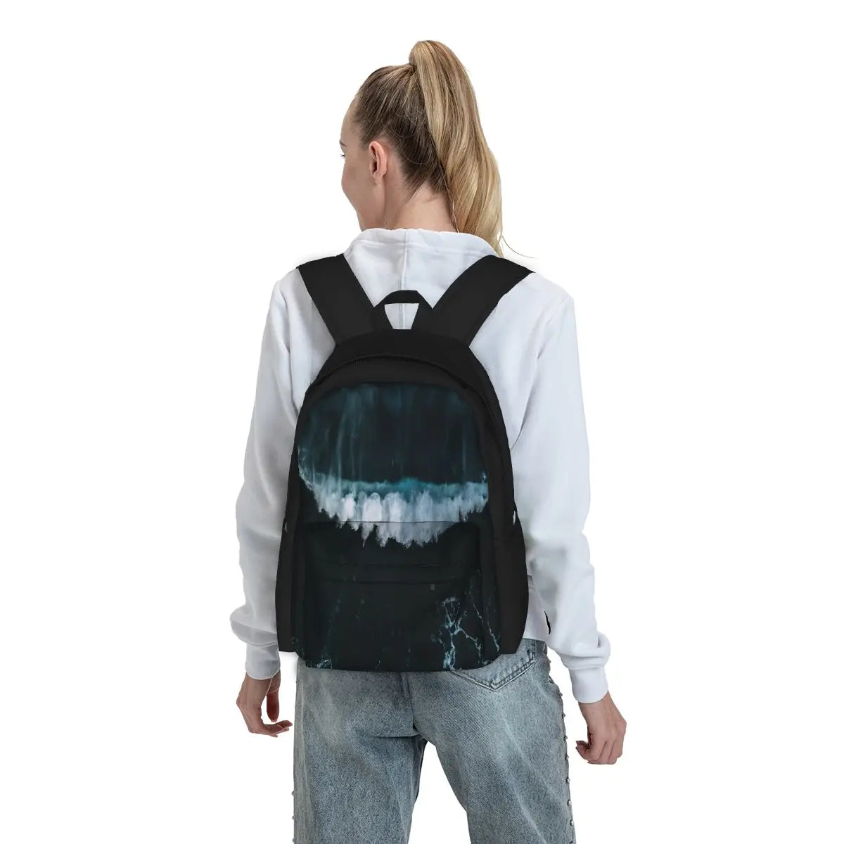 Ocean Photography Backpack Men's Women's Bag