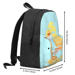 Wave On The Beach Travel Backpacks for Men and Women