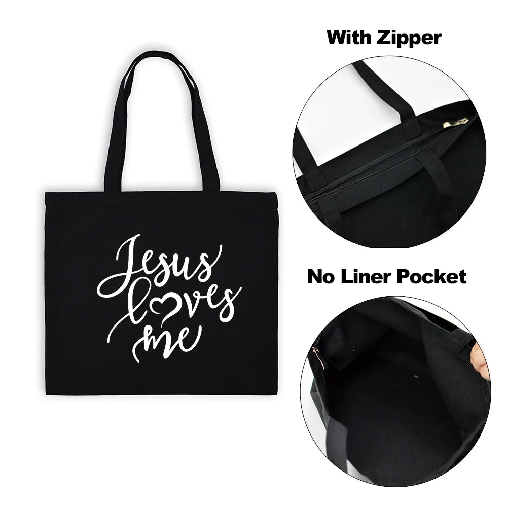 Way Maker Miracle Worker My God Canvas Shoulder Bag