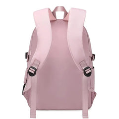 Durable Waterproof Girls School Backpack with Smooth Zipper Pockets
