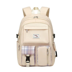 Durable Waterproof Girls School Backpack with Smooth Zipper Pockets