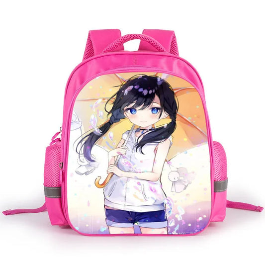 Weather daughter printing School Bags Little Girls backpack