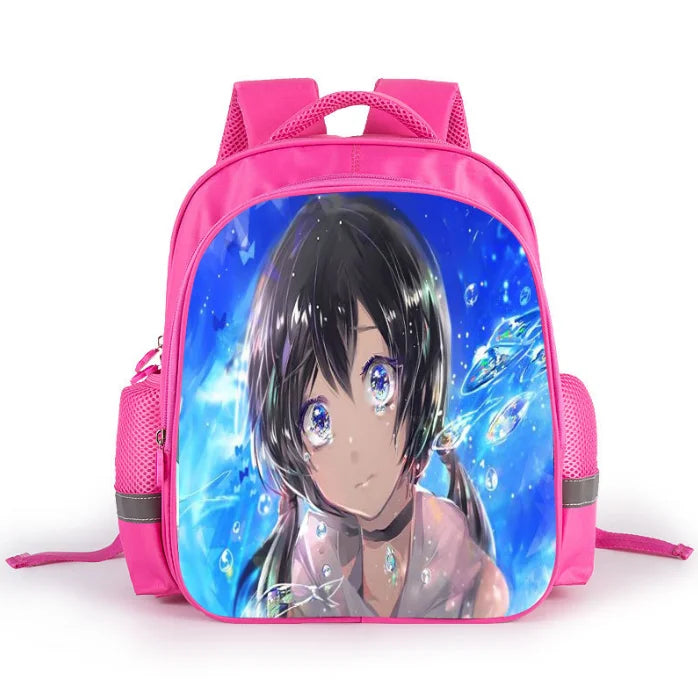 Weather daughter printing School Bags Little Girls backpack
