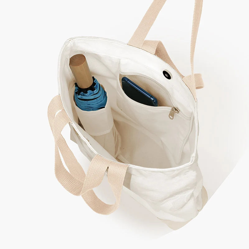 Weathering With You Canvas Shoulder Bag Girl Leisure Big Anime Handbag