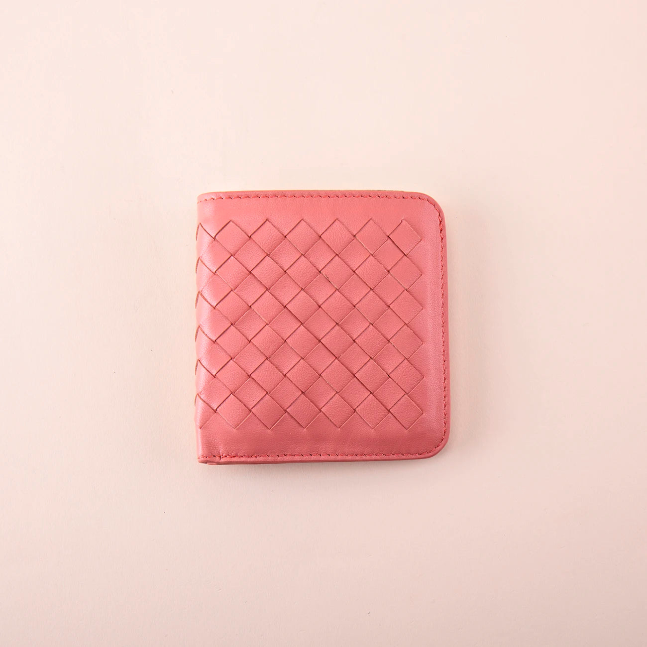 Sheepskin Woven Short Wallet Ultra Thin Soft Men's and Women's Mini Wallet