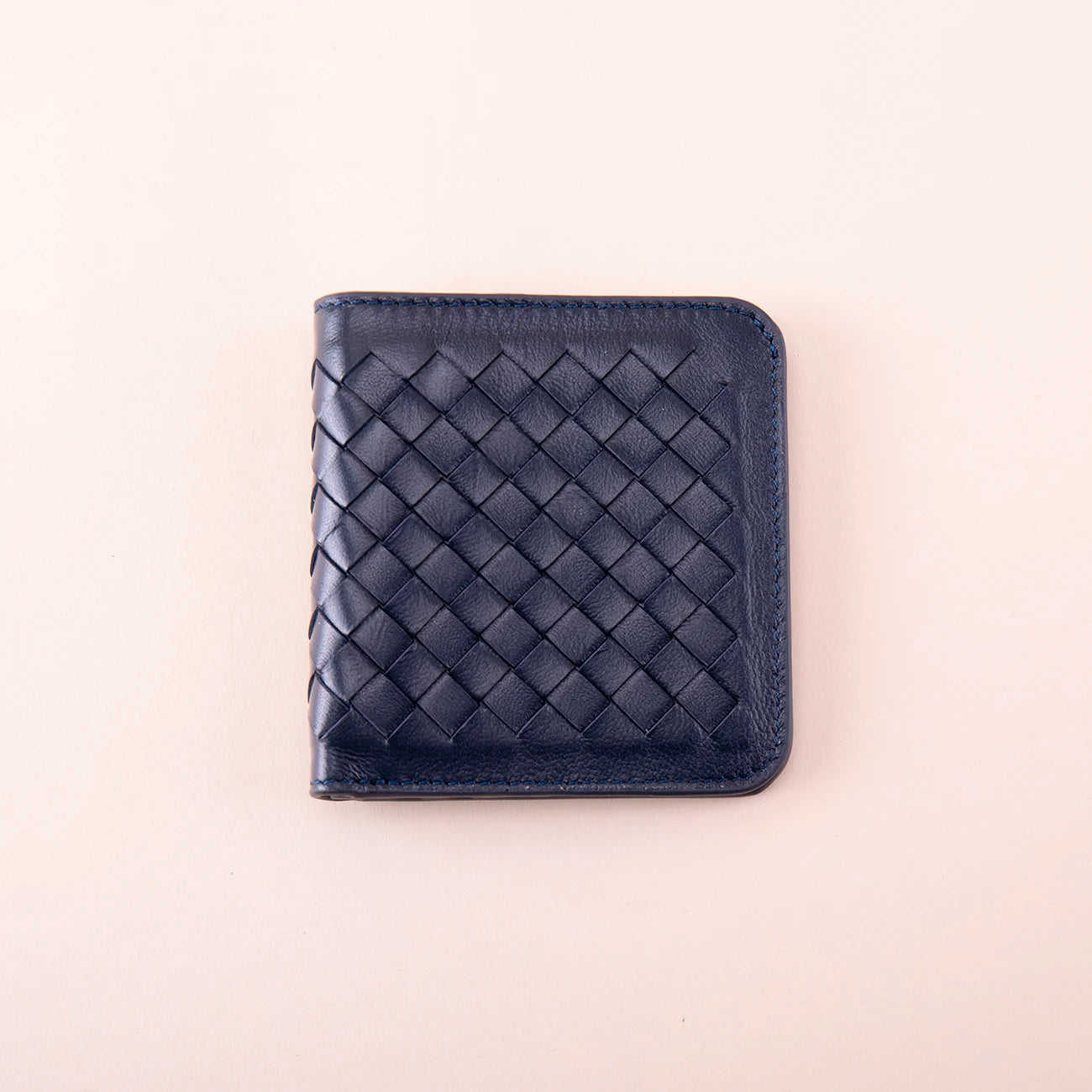 Sheepskin Woven Short Wallet Ultra Thin Soft Men's and Women's Mini Wallet