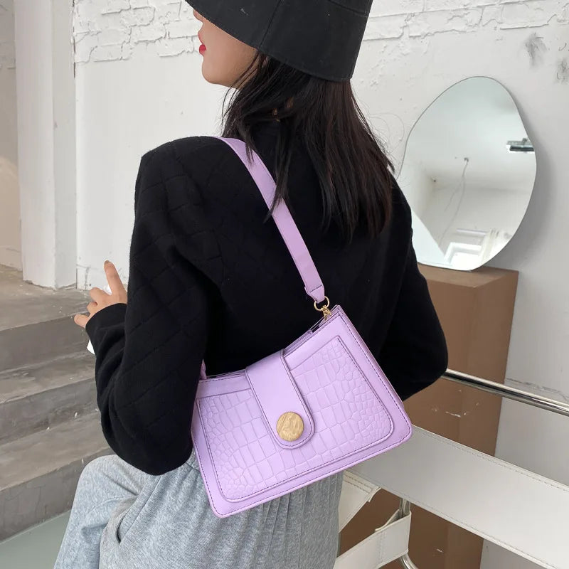 Vintage Style Small Shoulder Bag for Women